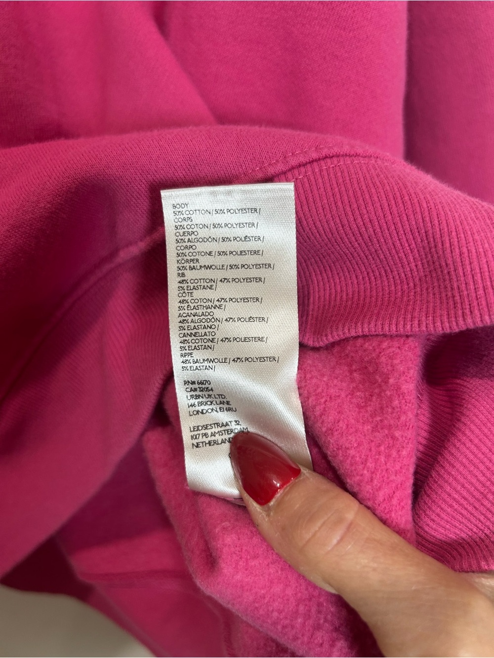 Anthropologie Zodiac Sweatshirt Aries Sz Large Pink Crewneck Pullover Lounge - Picture 9 of 11
